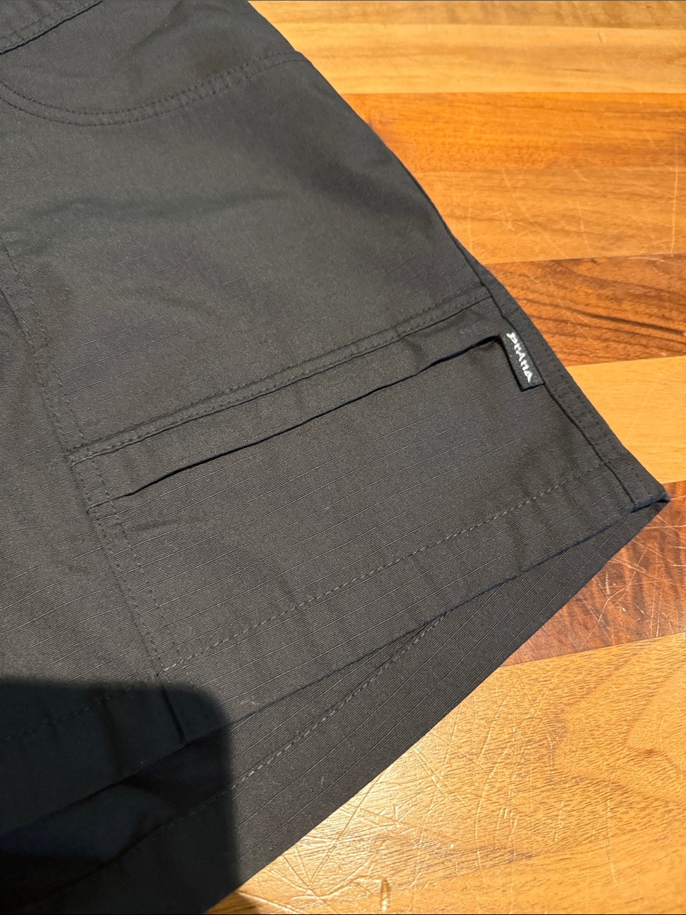 Prana Black Drawstring Cargo Shorts - Picture 2 of 7